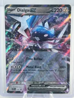 Pokemon Phantom Forces Dialga ex 62/119 Rare Holo EX - Image 1