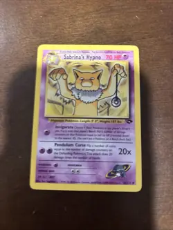 Pokemon TCG Sabrina's Hypno Gym Challenge 56/132 70 HP Psychic Uncommon 2000 - Image 2