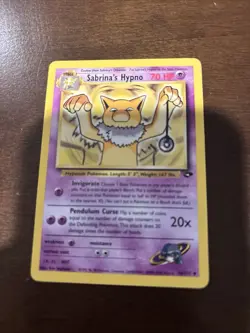 Pokemon TCG Sabrina's Hypno Gym Challenge 56/132 70 HP Psychic Uncommon 2000 - Image 3