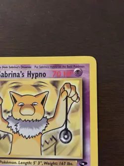 Pokemon TCG Sabrina's Hypno Gym Challenge 56/132 70 HP Psychic Uncommon 2000 - Image 4