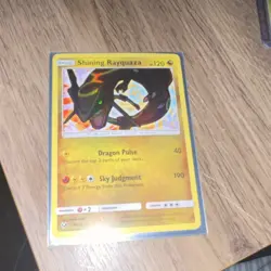 Pokemon Shining Rayquaza 56/73 Shining Legends Shiny Holo Rare Card - Image 5
