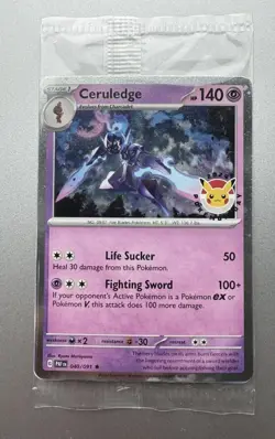 Ceruledge Pokemon Day 2024 Stamped Sealed Promo Card Exclusive 040/091 SEALED - Image 1