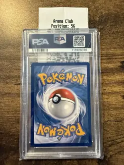 Pokemon GO Pikachu Cosmos Holo 027 PSA 8 Pokemon Card 2022 - Image 2