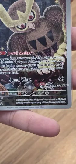 Noctowl 141 Pokemon Center Stamp Scarlet & Violet Black Star Promo Pokemon NM/M - Image 4