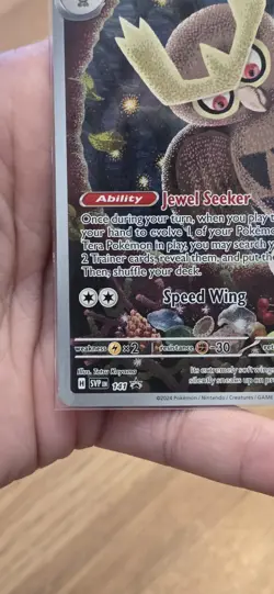 Noctowl 141 Pokemon Center Stamp Scarlet & Violet Black Star Promo Pokemon NM/M - Image 5
