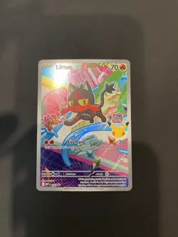 Litten 044 - Pokemon Mega Evolution Black Star Promo Card - NM - Image 1