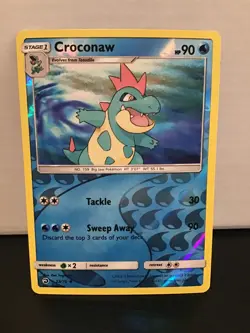 Croconaw 23/70 Pokemon Dragon Majesty Reverse Holo Uncommon - Image 1