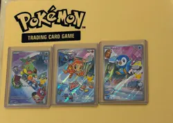 Pokemon First Partner Illustration Collection - Turtwig, Chimchar, Piplup - Image 1