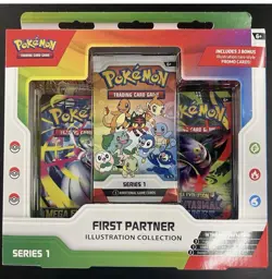 Pokemon TCG First Partner Illustration Collection Series 1 Sealed PREORDER - Image 1