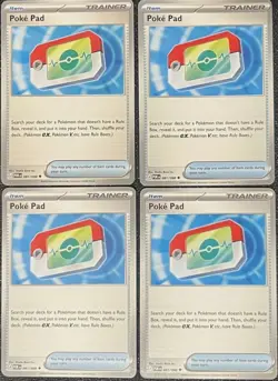 Pokemon Poke Pad 081/088 Perfect Order 2026 Playset x4 Uncommon NM ** In Hand! - Image 1