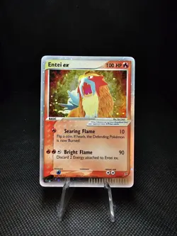 2004 Pokemon Entei ex 91/95 EX Team Magma vs. Team Aqua Holo Rare NM - Image 1