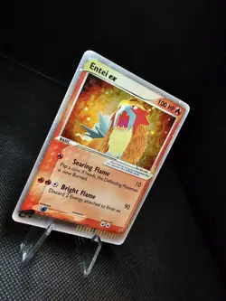 2004 Pokemon Entei ex 91/95 EX Team Magma vs. Team Aqua Holo Rare NM - Image 3