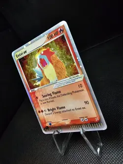 2004 Pokemon Entei ex 91/95 EX Team Magma vs. Team Aqua Holo Rare NM - Image 5