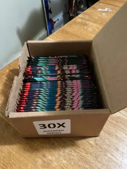 (30x) ASCENDED HEROES Pokemon TCG Booster Pack Lot SEALED IN HAND - Image 2