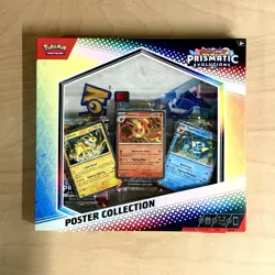 Pokemon TCG Scarlet & Violet Prismatic Evolutions Poster Collection Box - Sealed - Image 1