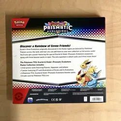 Pokemon TCG Scarlet & Violet Prismatic Evolutions Poster Collection Box - Sealed - Image 2