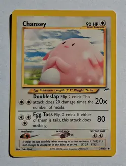 Pokemon - Chansey - Neo Destiny 31/105 - Uncommon - LP - Image 1