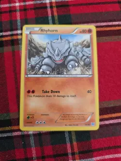 Pokemon TCG Rhyhorn 15/30 (Regular) | XY Latios Trainer Kit 2015 | Near Mint NM - Image 1