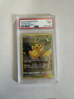 PSA 9 MINT Pikachu #GG30 Pokemon Sword And Shield Crown Zenith - Image 1