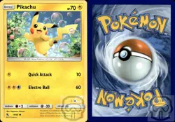 Pikachu 19/68 Common Hidden Fates Pokemon NM/M - Image 2