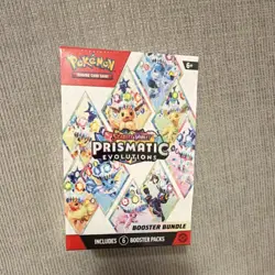 Pokemon Scarlet & Violet Prismatic Evolutions Booster Bundle Box 6 Packs - Image 1