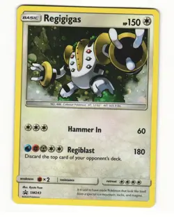 Regigigas SM243 Promo 2017 SM Black Star Promos Pokemon LP - Image 1