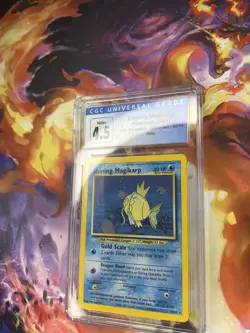 Pokemon Shining Magikarp Neo Revelation Unlimited Holo Secret Rare #66 CGC 4.5 - Image 3