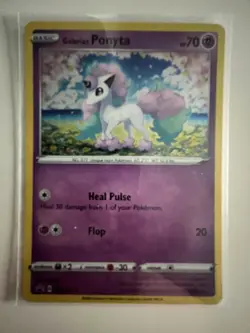 Galarian Ponyta SWSH013 Promo Holo Near Mint Condition Black Star Promo - Image 1