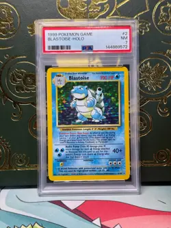 1999 POKEMON Blastoise 2/102 Base Set Holo - Image 1