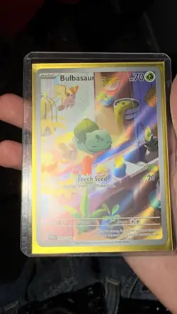 Pokemon Bulbasaur 143/142 Sv07: Stellar Crown Illustration Rare Full Art Holo 7… - Image 2