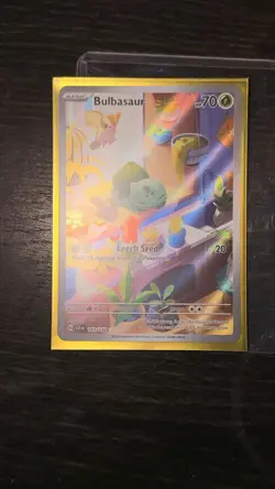 Pokemon Bulbasaur 143/142 Sv07: Stellar Crown Illustration Rare Full Art Holo 7… - Image 5