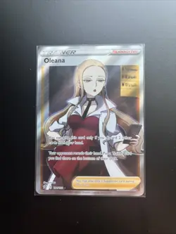 Pokemon Oleana (Full Art) 191/192 Rebel Clash Holo - Image 1