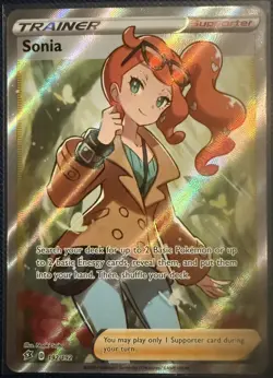 Pokemon Sonia Full Art Trainer 192/192 NM | Rebel Clash - Image 1