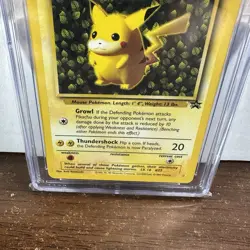 Vintage Pokemon Pikachu Black Star Promo 1 Ivy League TCG 1999 CGC 8 NM-Mint - Image 3