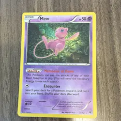 Pokemon TCG Mew Fates Collide Holo Rare 29/124 2016 Basic 50 HP Memories of Dawn - Image 1