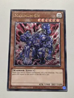 Maximum Six (UTR) LODT-EN097 EURO Ultimate Rare Yugioh Light of Destruction Mint - Image 1