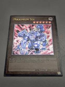 Maximum Six (UTR) LODT-EN097 EURO Ultimate Rare Yugioh Light of Destruction Mint - Image 3