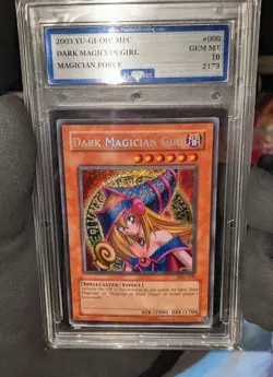 2003 YU-GI-OH! MFC-MAGICIAN'S FORCE#000 DARK MAGICIAN GIRL Flawless 10/PSA 10 - Image 1