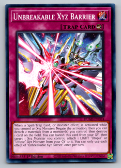 Unbreakable Xyz Barrier DUAD-EN074 Duelist's Advance 1st Edition - Image 1