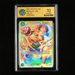 CCG 10 GemMint 2025 One Piece CHN Monkey D. Luffy OP13-118 SEC - Image 2