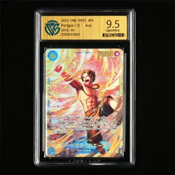 CCG 9.5 GemMint 2025 One Piece JPN Portgas D Ace OP13-119 SEC - Image 2