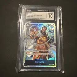2024 One Piece Paramount War OP02-114 Borsalino CGC 10 GEM MINT Super Rare - Image 1