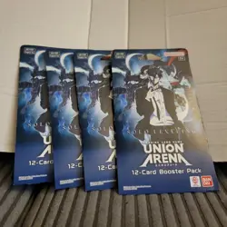 Union Arena Solo Leveling Sleeved Booster Blister Pack lot of 4 English Ver. - Image 1