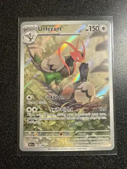 Pokemon TCG Unfezant Illustration Rare 150/086 Black Bolt - Image 1