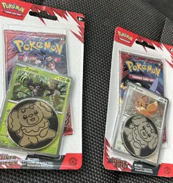 Pokemon TCG Destined Rivals Single Blister (x2) Eevee + Zarude Promos New Sealed - Image 2