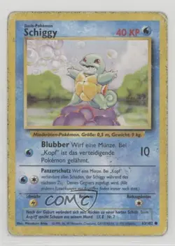 Squirtle German Pokemon Base Set #63 1999 - Image 1