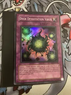 Yu-Gi-Oh! 2006 Deck Devastation Virus DR3-EN178 Super Rare LP - Image 1