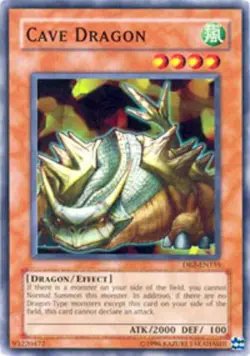 1x (HP) Cave Dragon - DB2-EN155 - Common - Unlimited Edition YuGiOh - Image 1
