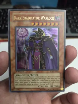 Yu-Gi-Oh! Dark Eradicator Warlock SD6-EN001 - Ultra Rare - 1st Edition NM - Image 1