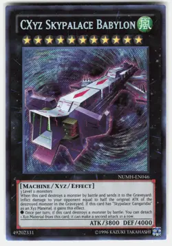 CXyz Skypalace Babylon Secret Rare Number Hunters NUMH-EN046 NM - Image 1